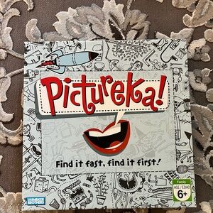 New Sealed Hasbro Pictureka! Game with Red and Black Accents Board Game I Spy